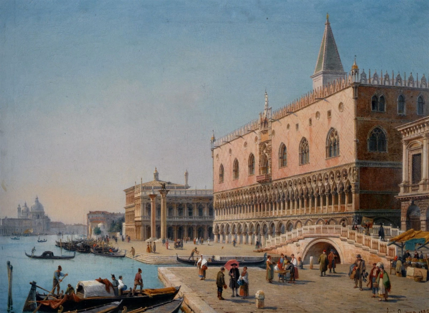 Venezia, il Canal Grande e Palazzo Ducale